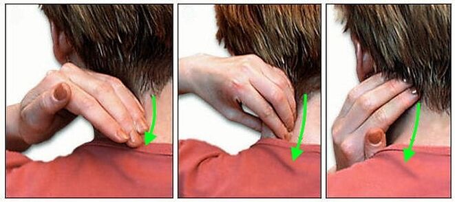 Self -massage of the neck
