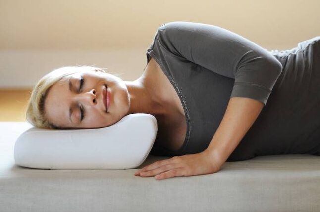 Sleep on orthopedic pillow as the prevention of cervical osteochondrosis